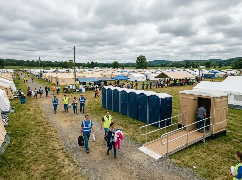 disaster-relief-camp-restrooms-010 — frequently asked questions, Dumpster & Portable Bathrooms Rental in Unicoi, TN